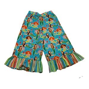 Mermaid Ruffle capris by Palm Tree Princess size 5